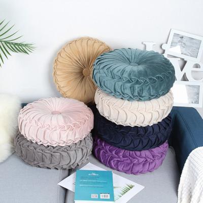 China Four Seasons PORTABLE Wholesale Custom Nordic Bedroom Round Cushion for sale