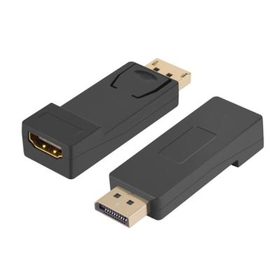 China Plug and Play High Performance DisplayPort Male to HD MI Adapter Converter Female DP to HDTV Adapter for Laptop for sale