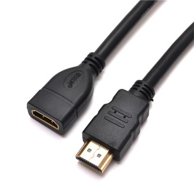 China High Quality COMPUTER HD MI Male To Female Extension Cable 4K 60HZ HDTV Transfer Cable 1M For HD TV for sale