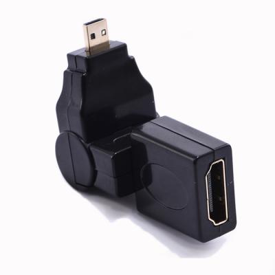 China 1080P LAPTOP Male to Female HD Adapter Converter Flexible 360 ​​Degree M-F Micro hd MI Adapter for HDTV for sale