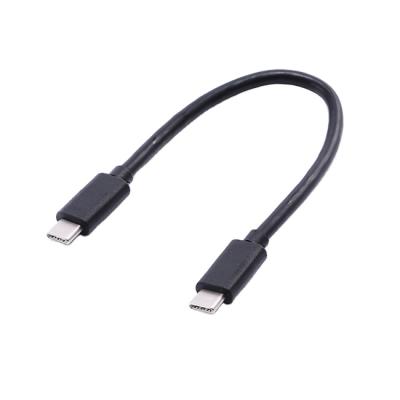 China Dual Lead Mobile Phone Male Type-C To Male Data Cable Fast Charging Usb 3.1 Data Cable For Type-C Mobile Computer for sale