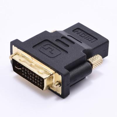 China Wholesale Computer DVI 24+5 Male To Female HDTV Converter Adapter Support 1080P For Computer Dvi Connector for sale