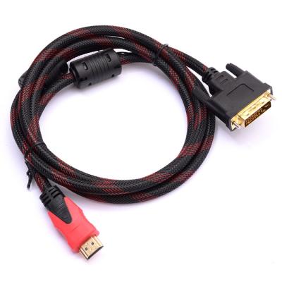 China Camera Wholesale 1.4V Gold Plated H-dmi to DVI Cable Male to Male for LCD DVD HDTV XBOX PS3 HDTV High Speed ​​Cable for sale