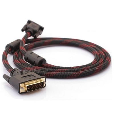 China Factory Price COMPUTER DVI-D Male To Male DVI Video Cable DVI 24+1 Dual Cable Link For Computer Projector for sale