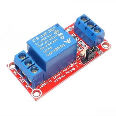 China AIROBOTMAKE Universal One 1 Channel Relay Module 5V 12V 24V High and Low Level Control Relay Trigger with Optical Coupler for sale