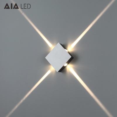 China Modern Square Decoration Internal Wall Light Fixtures 4W Led Wall Light Interior Led Wall Lamp For Restaurant for sale