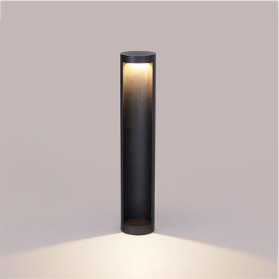 China Community Modern Light Solar Outdoor Gate Park Lighthouse Post Lawn Bollard Landscape LED Head Light Post Light for sale