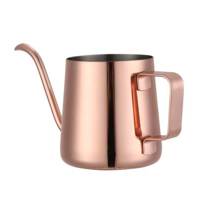 China Viable Personal Customized Hand Brew Teapot Coffee Pot Pour Over Stainless Steel Mini Gooseneck Coffee Kettle Hand Drip Pot for sale