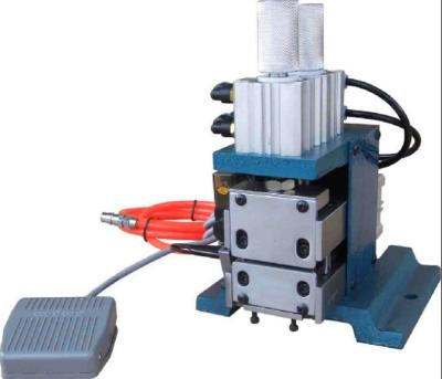 China Flat Ribbon Cable Wire Stripping Cutting Machine Pneumatic Wire Stripper LM-3F for sale