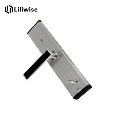 China Intelligent Keypad Apartment Door Locks Stainless Steel Support Password Card for sale