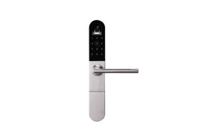 China High Security Smart Fingerprint Aluminum Door Lock Unlock By APP for sale