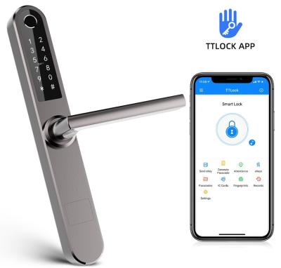 China Tipo de tarjeta electrónico del acero inoxidable RFID de las cerraduras de puerta de la huella dactilar de las cerraduras de puerta del apartamento del Super Slim en venta