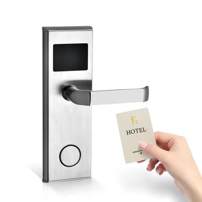 Chine Serrure inoxydable de porte d'accès de la carte 304, serrure de porte Keyless d'hôtel de carte de RFID à vendre