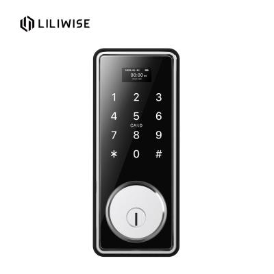 China Deadbolt eléctrico biométrico inteligente de Digitaces WiFi del telclado numérico de la cerradura de puerta de la llave electrónica solo en venta