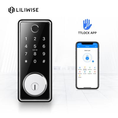 Chine Deadbolt complètement automatique intelligent de Digital d'empreinte digitale de serrure de porte de carte principale de Bluetooth à vendre