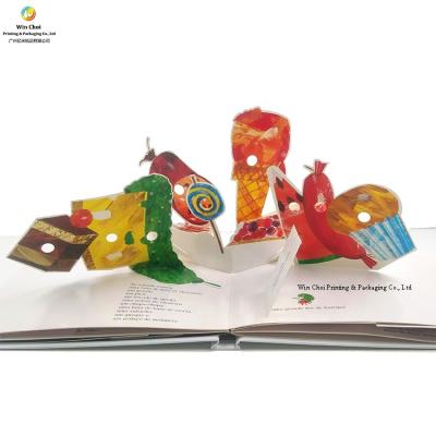 China Entertainment Hardcover 3D Pop Up Story Kid's Books For Kids Printing Service for sale