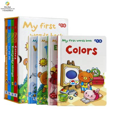 China paper & Hardcover book story activity books cardboard children's books printing full color material services production glossy paper printing for sale