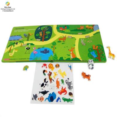 China Entertainment OEM Educational Children's Sticker Books Custom Printing Children for sale