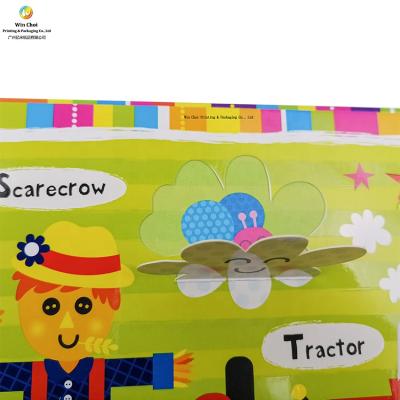 China Hot Selling High Quantity Educational Entertainment Children Coloring Lift Fin Children's Activity Books for sale