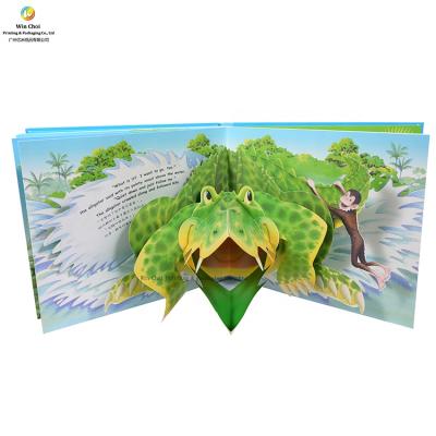 China Entertainment Customizable 3D Hardcover Pop Up Children Books English For Children for sale