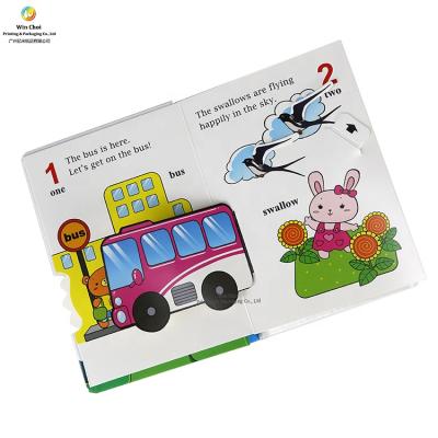 China paper & Wholesale har cardboard cover coloring glossy lamination kids pull label board books printing for sale