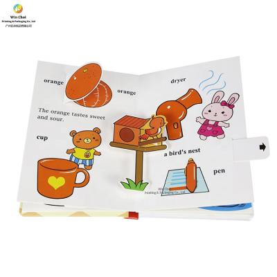 China Kids Study Flip Book Interactive Printing Learning Book For Kids Flip Books for sale