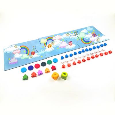 China Full Color Entertainment Board Game Box Sets Cardboard Paper Game Tray Whole Set Custom Board Game Table Print On Request for sale