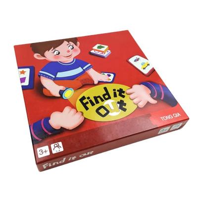 China Factory Direct Family Board Game Set Children / Month 100000 Educational Board Game Boxes for sale