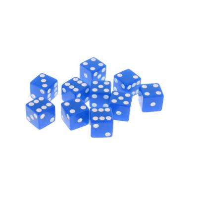 China Entertainment Colored Plastic Spots Acrylic Carve 6 Sided Carve For Game for sale