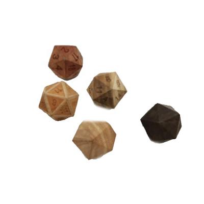 China Entertainment Board Game Custom Coloring Wooden Dice With High Quantity for sale