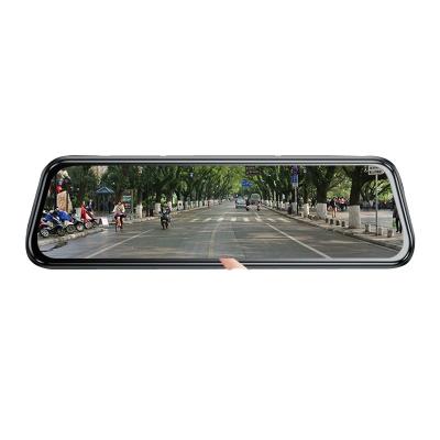 China HD Video Recording Backup Camera 2020 New 10 Inch Full Touch Screen 1080p Mirror Dash Cam Front And Rear View Camera Dual Lens With HD Video for sale