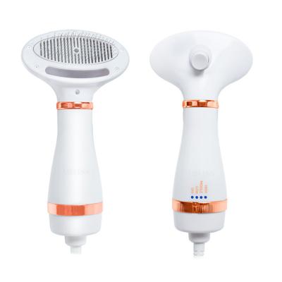 China Brand New High Quality Viable 2 in 1 Portable Hair Dryer Dog Hair Dryer Brush and Comb Pet Grooming Cat Hair Comb Dog Fur Blower for sale