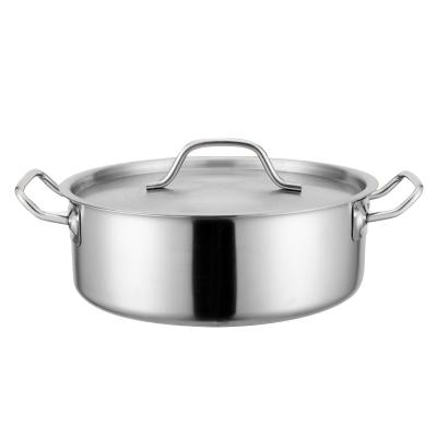 China Stainless Steel Sustainable Two-flavor Soup Pot Metal Equipment Restaurant Hot Pot Or Casserole for sale