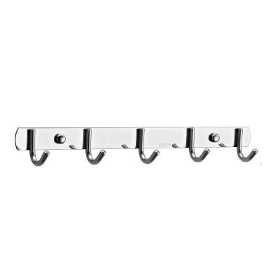 China Chinese Style 304 Stainless Steel Bathroom Hanging Towel Clothes Wall Metal Robe Coat Hook for sale