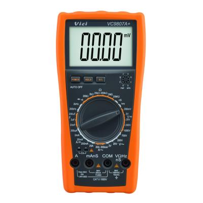 China YES VC9807A+ digital multimeter measurements A V O F NS hertz for sale