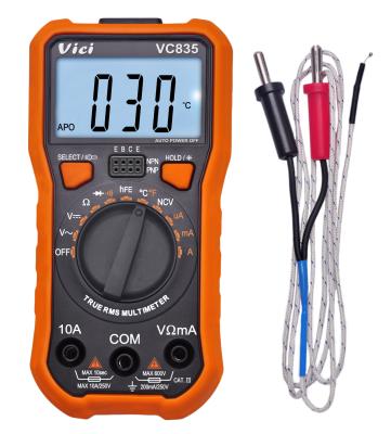 China VC835 Mini Cheap Educational Handheld Auto Storage Multimeter 51x28mm for sale