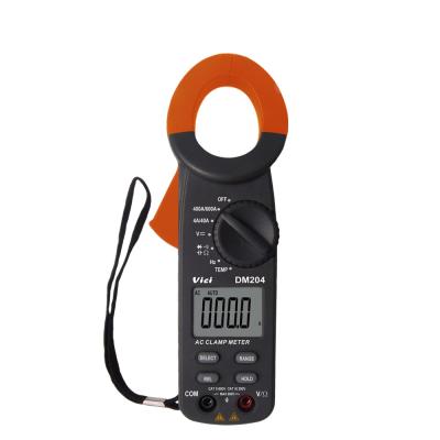 China VICI DM204 Mini Digital Clamp Multimeter Voltage Amp Frequency Resistance-Capacitance Temperature Testing 195*65*33mm for sale