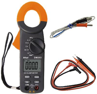 China DM203 LCD 4000 Digits Palm Size Clamp Meter Digital LCD Display DM203 for sale