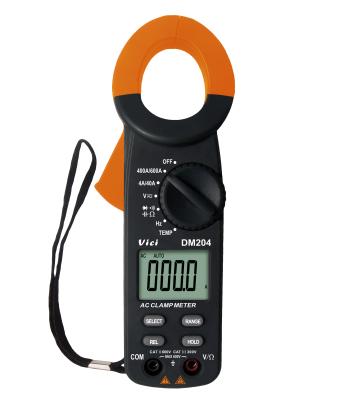 China Digital Digits DM204 4000 AC Clamp Meter With Relative Value Gauge 195*65*33mm for sale