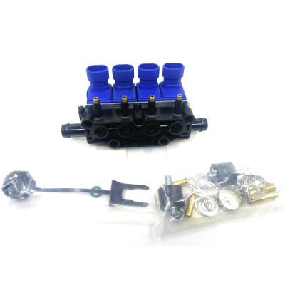 China De Brandstofinjectorsspoor van LPG van aluminium3ohm CNG Brandstofinjectors voor 2/3/4 Cilinder Motor Te koop