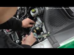 2. Install injection hoses from the injector rail to the connectors on intake manifold