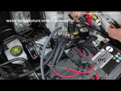 3-5 install ECU wire harness to connect ECU,injector rail, pressure reducer solenoid valve