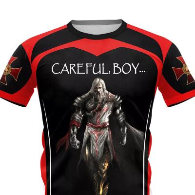 China high quality Anti-wrinkle large volume heat transfer printing fashionable customize T-shirt for sale