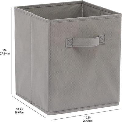 China High Quality Viable Non-woven Fabric Drawer Cube Storage Bin Storage Bins Foldable Baskets for sale