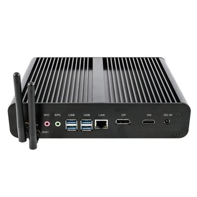 China For 11th Gen Gaming Mini PC Box Core i7 1165G7 M.2 NVMe Fanless Computer Desktop PC WiFi 4K HD+DP 8USB Win10 Business PC for sale