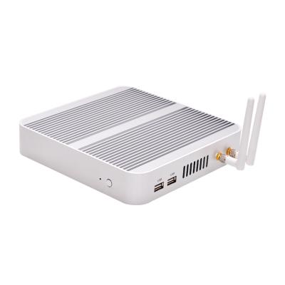 China For fanless PC i7 4500u i5 4200u i3 ddr3 win10 barebone nuc computer 6usb hd VGA 4th lake kaby gen business mini pro x86 recessed box mini pc for sale