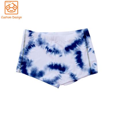 China 2021 Custom Tie Dye Print Designer Luxury Swimwear Elastic Band Wholesale Men Beach Wear Breathable Swim Trunk for sale