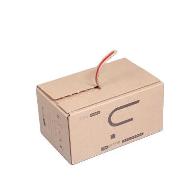 China Recyclable / Biodegradable High Quality Custom Logo Kraft Paper Box Low Price Large Custom Logo Cardboard Mailing Mailing Box for sale