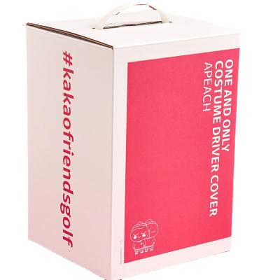 China Recyclable/biodegradable FSC paper premium paper box packaging with handle gift packaging macaroons paper box for sale