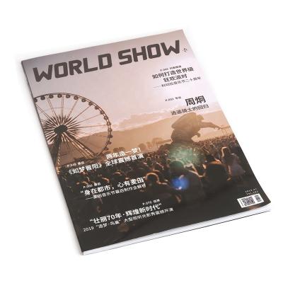 China Customized A4 folded high quality custom magazine/catalog/brochure/flyer magazine printing flyer printing, magazine printing for sale